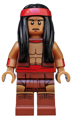 LEGO Minifigura Apache Chief, The LEGO Batman Movie, Series 2 (Minifigure Only without Stand and Accessories) - Collectible Minifigures — imagen BrickLink