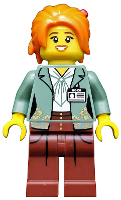 LEGO Minifigura Misako, The LEGO Ninjago Movie (Minifigure Only without Stand and Accessories) - Collectible Minifigures — imagen BrickLink