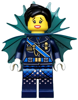 LEGO Minifigura Shark Army General #1, The LEGO Ninjago Movie (Minifigure Only without Stand and Accessories) - Collectible Minifigures — imagen BrickLink