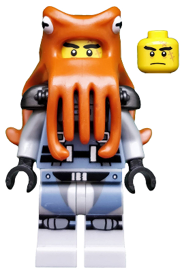 LEGO Minifigura Shark Army Octopus, The LEGO Ninjago Movie (Minifigure Only without Stand and Accessories) - Collectible Minifigures — imagen BrickLink