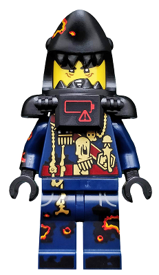 LEGO Minifigura Shark Army Great White, The LEGO Ninjago Movie (Minifigure Only without Stand and Accessories) - Collectible Minifigures — imagen BrickLink