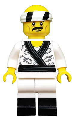 LEGO Minifigura Sushi Chef, The LEGO Ninjago Movie (Minifigure Only without Stand and Accessories) - Collectible Minifigures — imagen BrickLink