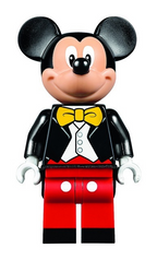 LEGO Minifigura Mickey Mouse Black Tuxedo Jacket - Disney — imagen BrickLink