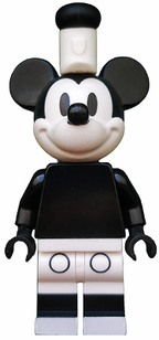 Vintage Mickey, Disney, Series 2 (Minifigure Only without Stand and Accessories) - BrickLink - DagaBlocks