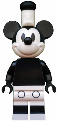 Vintage Mickey, Disney, Series 2 (Minifigure Only without Stand and Accessories) - BrickLink - DagaBlocks