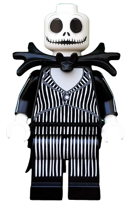 LEGO Minifigura Jack Skellington, Disney, Series 2 (Minifigure Only without Stand and Accessories) - Collectible Minifigures — imagen BrickLink