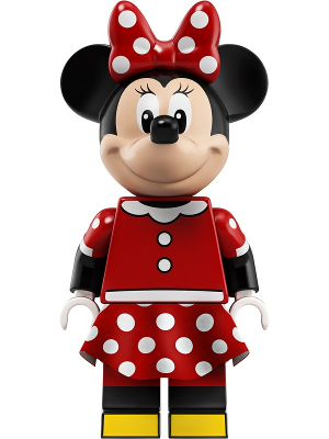 LEGO Minifigura Minnie Mouse - Red Polka Dot Skirt - Disney — imagen BrickLink