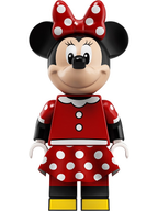 LEGO Minifigura Minnie Mouse - Red Polka Dot Skirt - Disney — imagen BrickLink