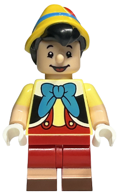 LEGO Minifigura Pinocchio - Collectible Minifigures Disney 100 — imagen BrickLink