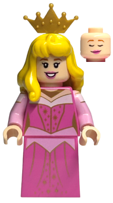 LEGO Minifigura Aurora, Disney 100 (Minifigure Only without Stand and Accessories) - Collectible Minifigures — imagen BrickLink