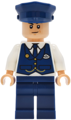 LEGO Minifigura Main Street, U.S.A. Fire Department Chief - Disney — imagen BrickLink