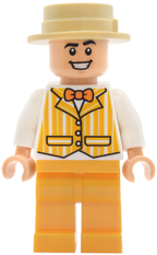 LEGO Minifigura Dapper Dans Quartet Member - Bright Light Orange Suit - Disney — imagen BrickLink
