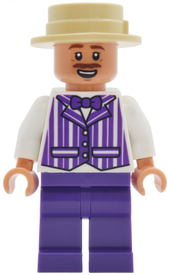 LEGO Minifigura Dapper Dans Quartet Member - Dark Purple Suit - Disney — imagen BrickLink