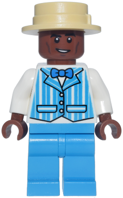 LEGO Minifigura Dapper Dans Quartet Member - Dark Azure Suit - Disney — imagen BrickLink