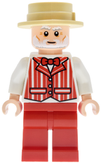 LEGO Minifigura Dapper Dans Quartet Member - Red Suit - Disney — imagen BrickLink