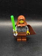 Jedi Bob (Bobarian Afol) - Dark Bluish Gray Tunic, Reddish Brown Hood and Cape — frente