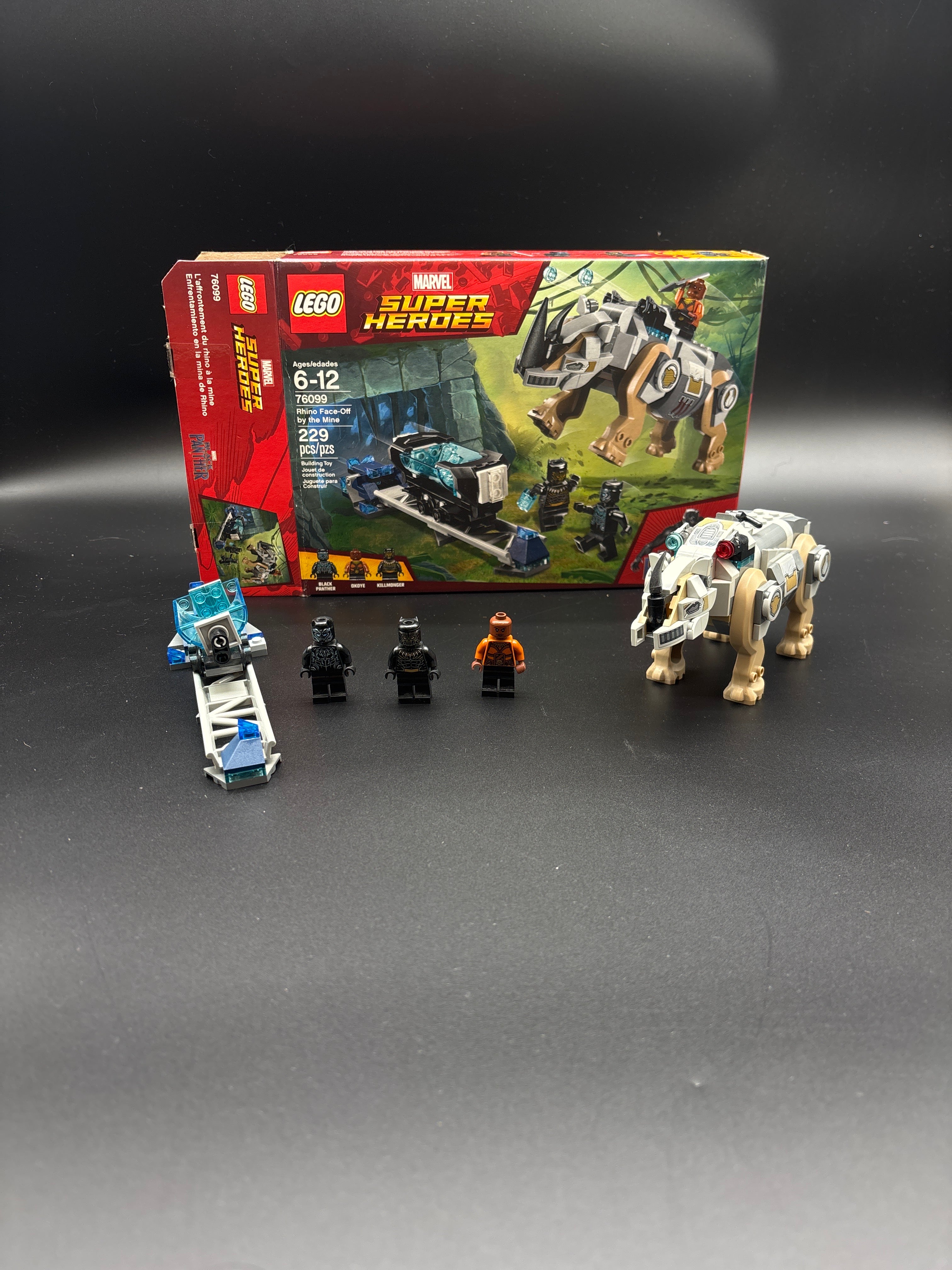 Rhino Face-Off by the Mine — frente
