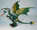 Dragon, Fantasy Era, Dark Green Head with Armor — imagen BrickLink