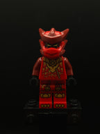 LEGO Minifigura Kai - Dragons Rising, Tunic with Dragon Head, Helmet - NINJAGO — frente