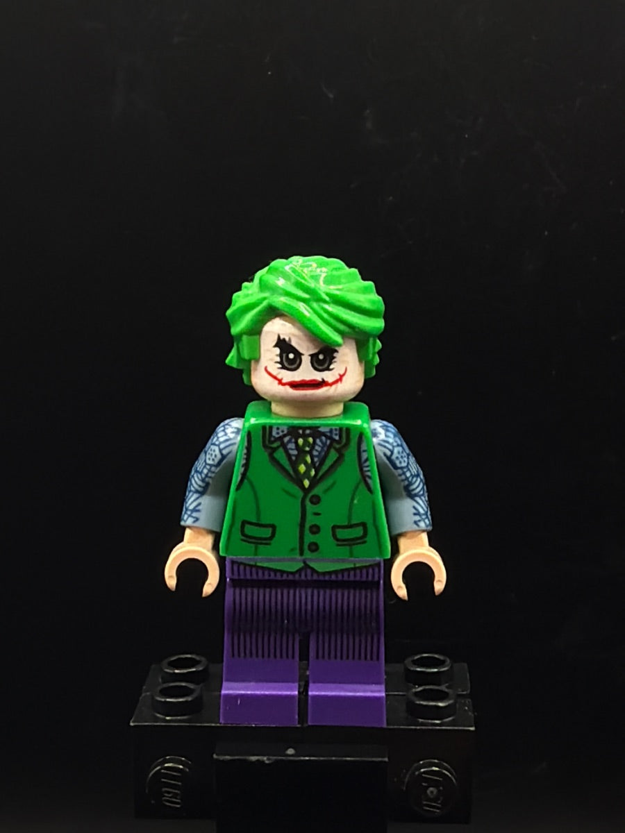 LEGO Minifigura The Joker Green Vest and Printed Arms - DC — frente