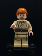 LEGO Minifigura Obi-Wan Kenobi (Young, Printed Legs) - Star Wars — frente