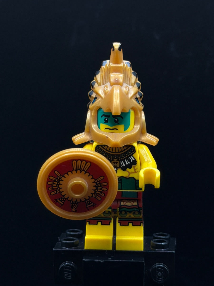 LEGO Minifigura Aztec Warrior - Collectible Minifigures — frente