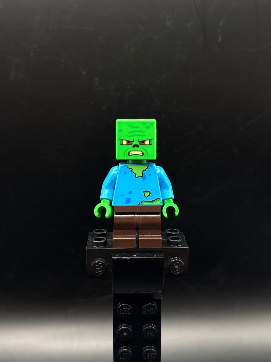 LEGO Minifigura Baby Zombie - A Minecraft Movie (Chicken Jockey) - Minecraft — frente
