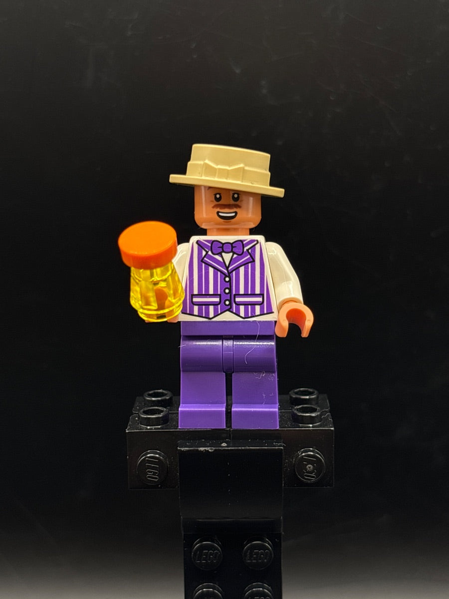 LEGO Minifigura Dapper Dans Quartet Member - Dark Purple Suit - Disney — frente