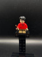 LEGO Minifigura Harry Potter - Red Torn Sweater, Dark Tan Short Legs - Harry Potter — frente