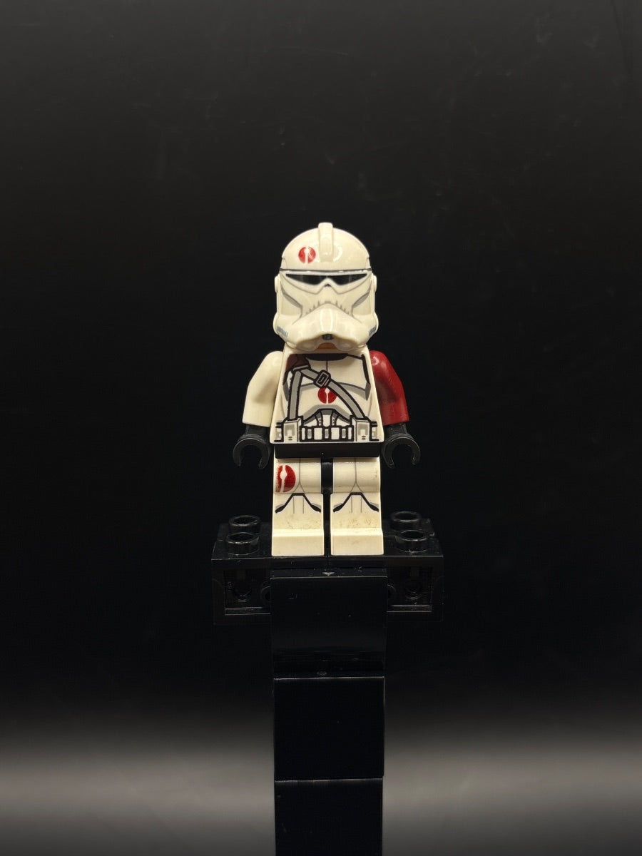 LEGO Minifigura Clone BARC Trooper 91st Reconnaissance Corps (Phase 2) Scowl - Star Wars — frente
