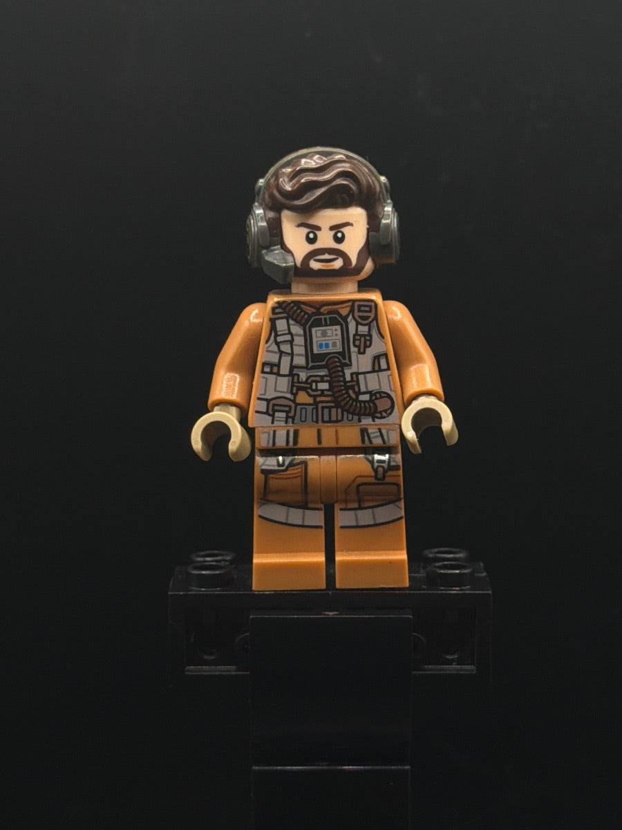 LEGO Minifigura Resistance Speeder Pilot (Nodin Chavdri) - Star Wars — frente