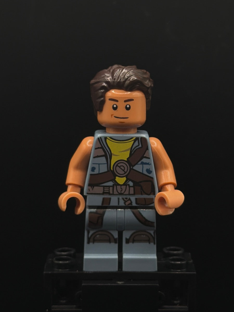 LEGO Minifigura Zander Sand Blue Jacket - Star Wars — frente