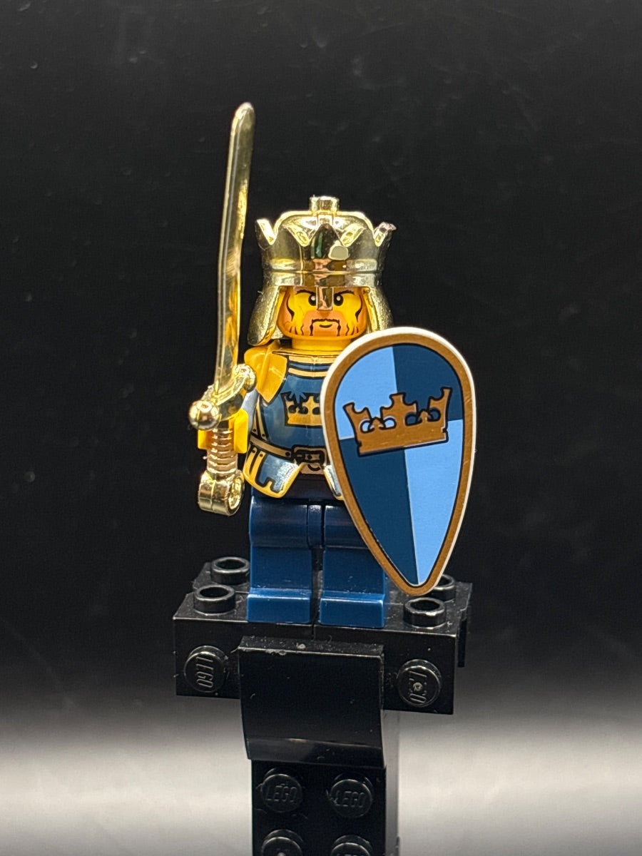LEGO Minifigura Fantasy Era - Crown King, No Cape - Castle — frente