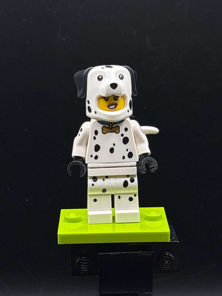 LEGO Minifigura Dalmatian Costume Fan, Series 28 - Collectible Minifigures — frente