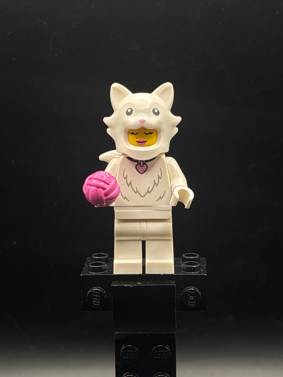 LEGO Minifigura Cat Costume Fan, Series 28 - Collectible Minifigures — frente