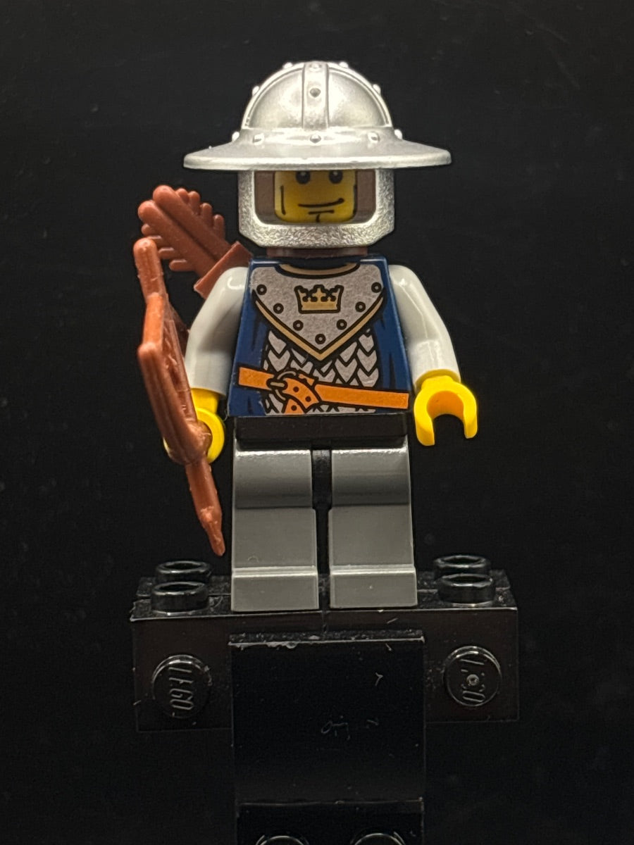 LEGO Minifigura Fantasy Era - Crown Knight Scale Mail - Castle — frente