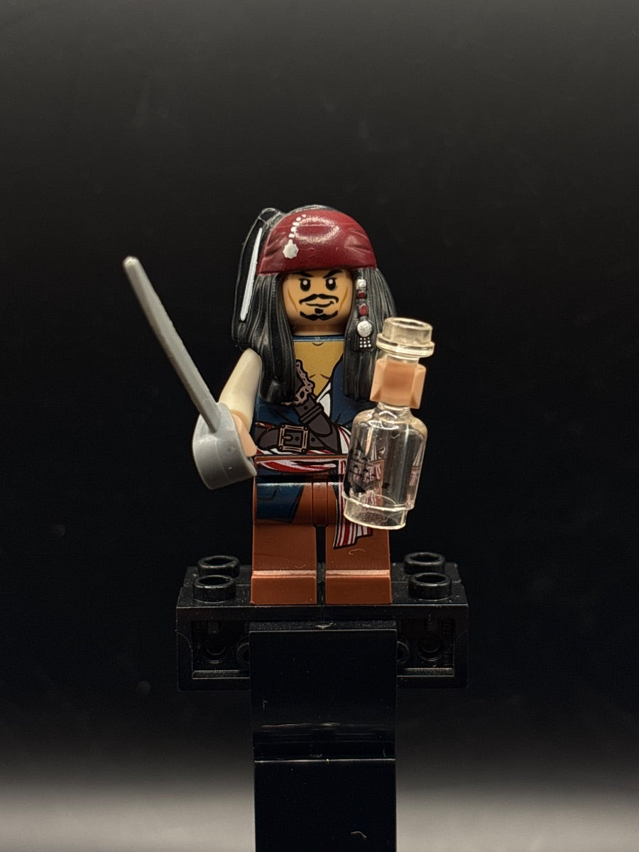 LEGO Minifigura Captain Jack Sparrow - Pirates of the Caribbean — frente