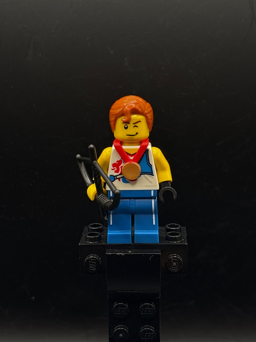 LEGO Minifigura Agile Archer, Team GB - Collectible Minifigures — frente
