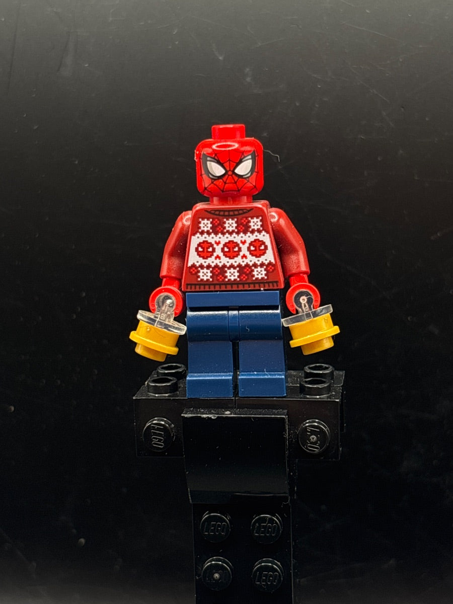 LEGO Minifigura Spider-Man Holiday Sweater - Marvel — frente