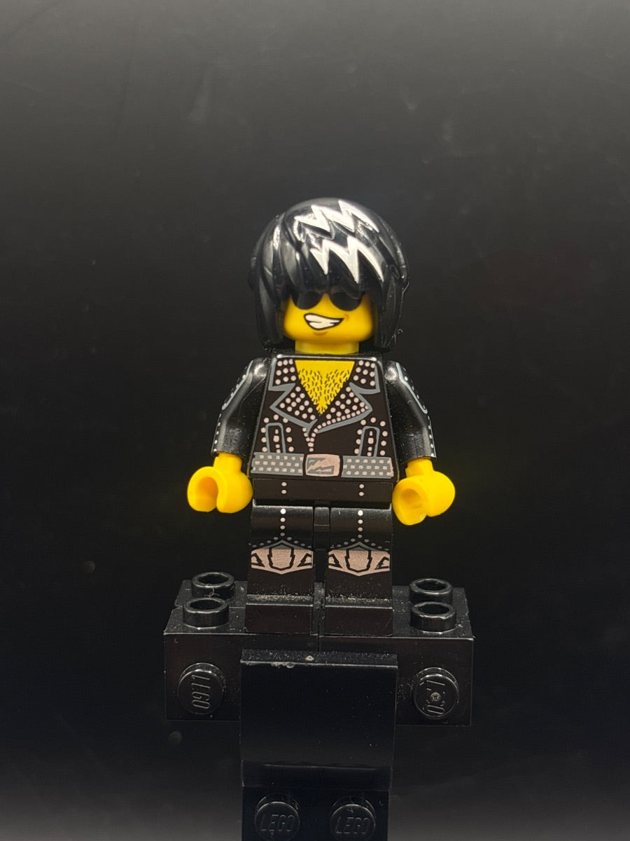 LEGO Minifigura Rock Star - Collectible Minifigures Series 12 — frente
