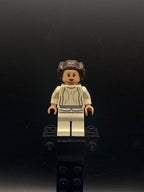 LEGO Minifigura Princess Leia White Dress Simple Belt - Star Wars — frente