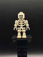LEGO Minifigura Skeleton - Standard Skull, Floppy Arms - Castle — frente