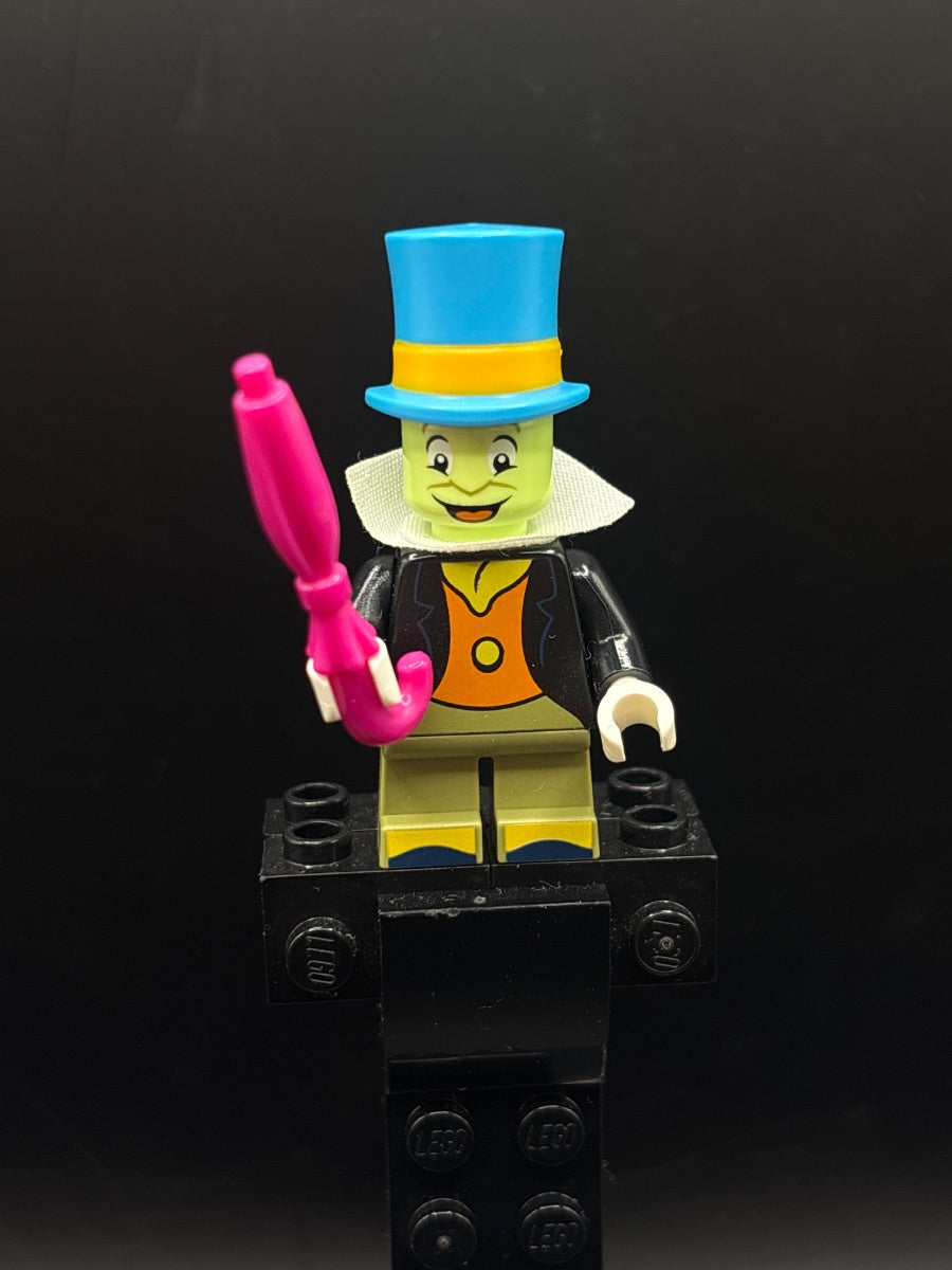 LEGO Minifigura Jiminy Cricket, Disney 100 - Collectible Minifigures — frente