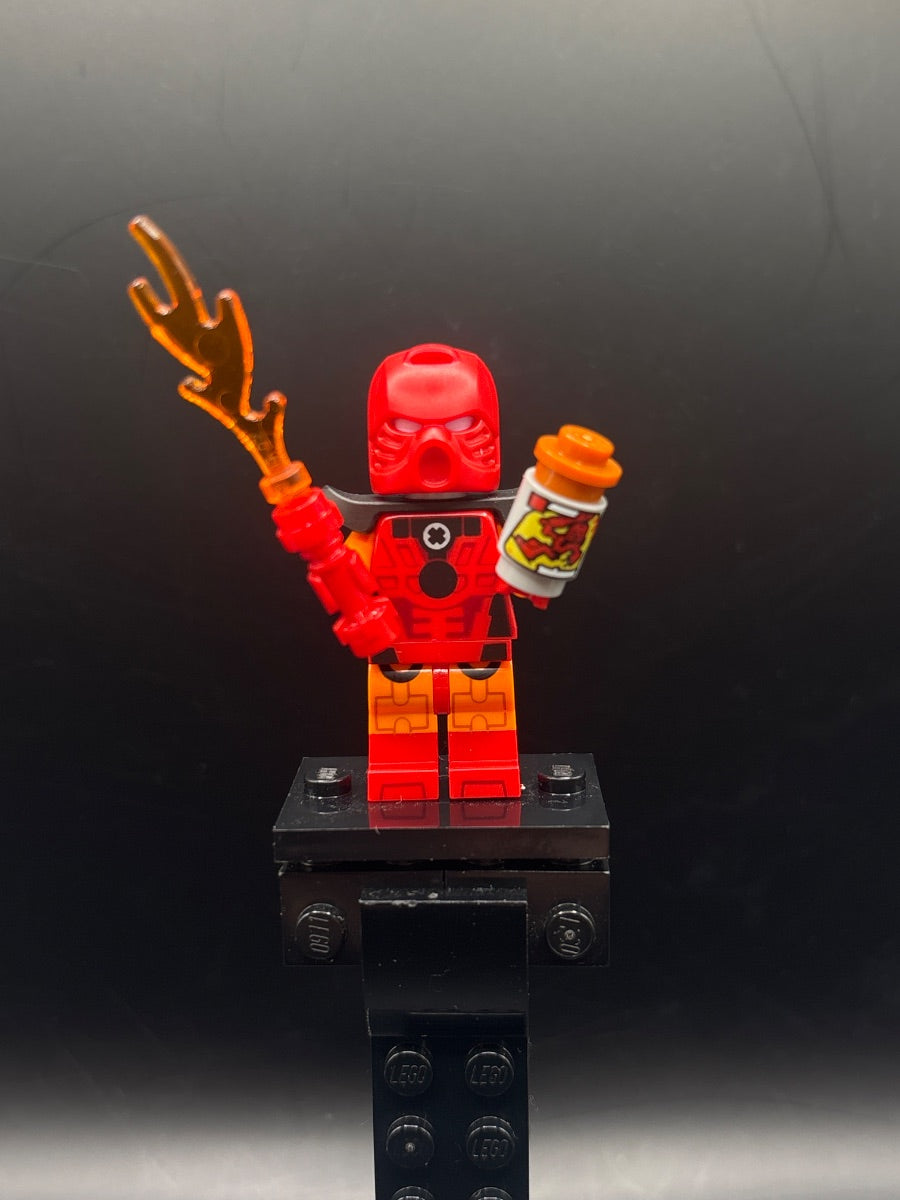 LEGO Minifigura Bionicle Cosplayer (Toa Tahu), Series 29 (Minifigure Only without Stand and Accessories) - Collectible Minifigures — frente