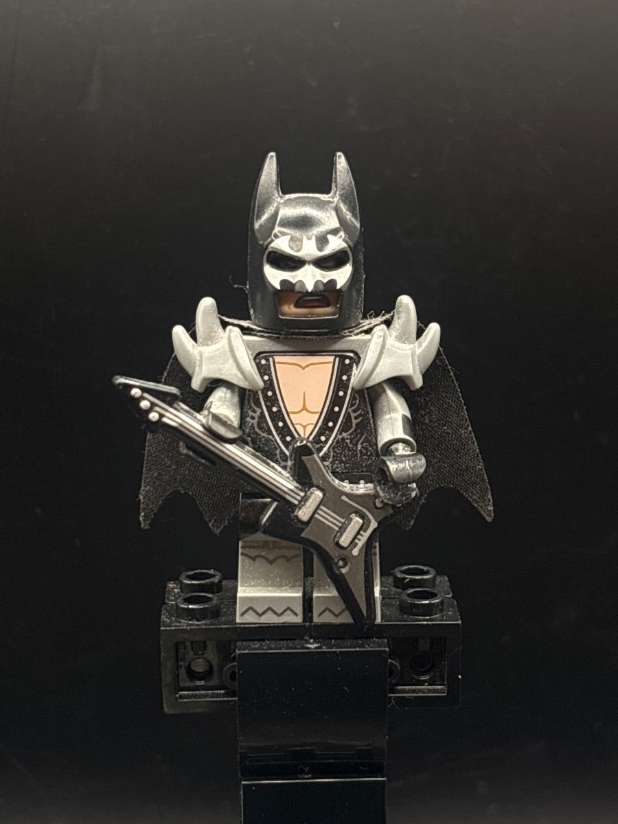 LEGO Minifigura Glam Metal Batman, The LEGO Batman Movie, Series 1 (Minifigure Only without Stand and Accessories) - Collectible Minifigures — frente