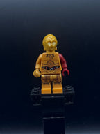 LEGO Minifigura C-3PO - Dark Red Arm - Star Wars — frente