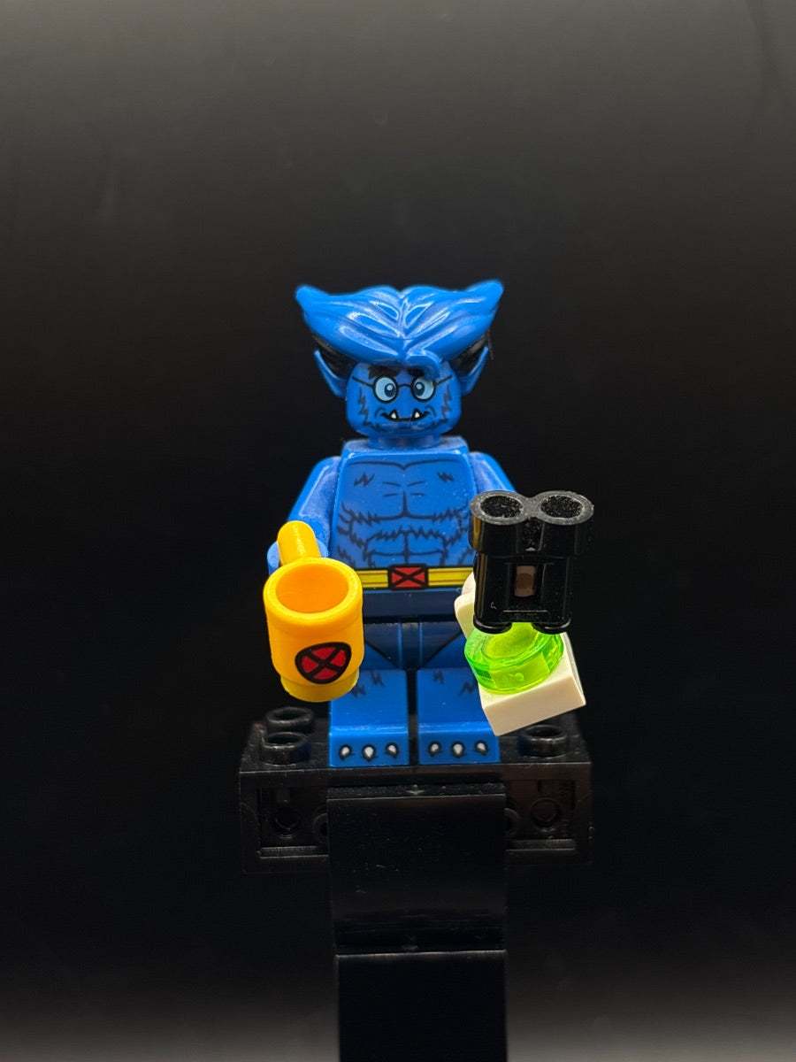 LEGO Minifigura Beast, Marvel Studios, Series 2 (Minifigure Only without Stand and Accessories) - Collectible Minifigures — frente