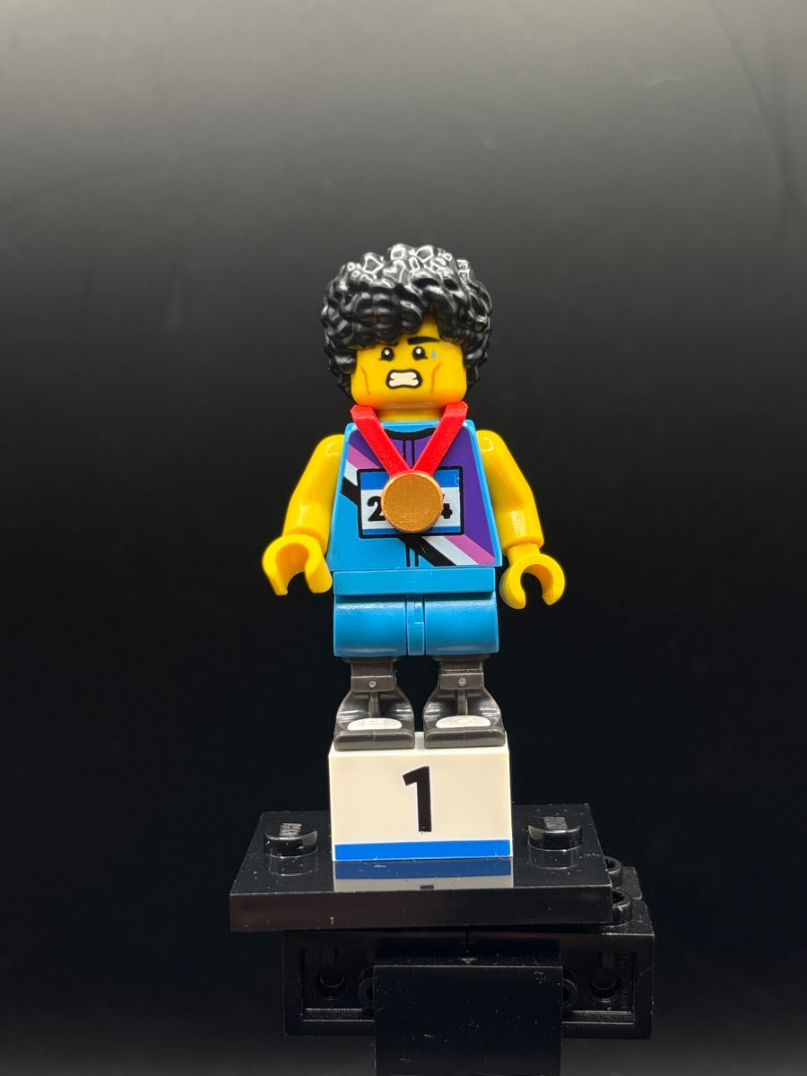 LEGO Minifigura Sprinter, Series 25 (Minifigure Only without Stand and Accessories) - Collectible Minifigures — frente
