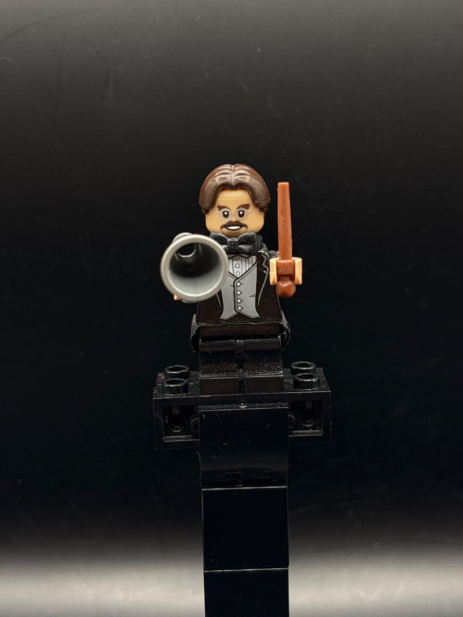 LEGO Minifigura Professor Filius Flitwick, Harry Potter, Series 1 (Minifigure Only without Stand and Accessories) - Collectible Minifigures — frente