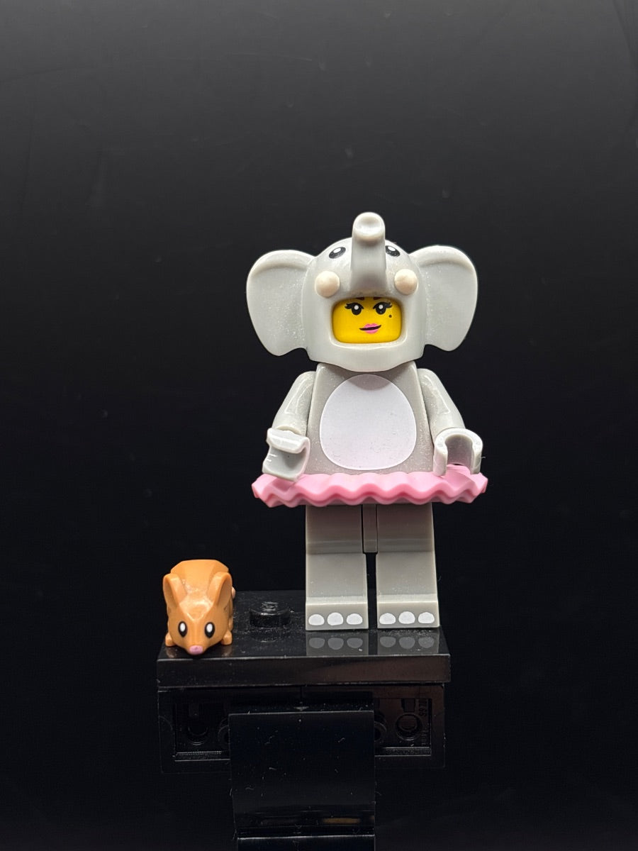 LEGO Minifigura Elephant Girl, Series 18 (Minifigure Only without Stand and Accessories) - Collectible Minifigures — frente